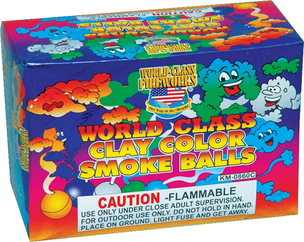 Picture of Clay Color Smoke Balls (Box)