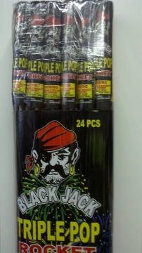 Show details for Black Jack Triple Pop Rocket - BOGO Picture of Black Jack Triple Pop Rocket - BOGO