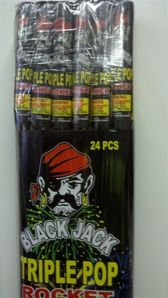 Picture of Black Jack Triple Pop Rocket - BOGO