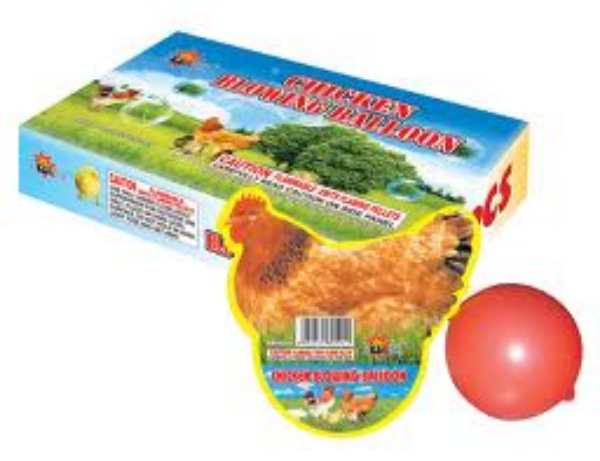 Picture of Chicken Blowing Balloon - BOGO
