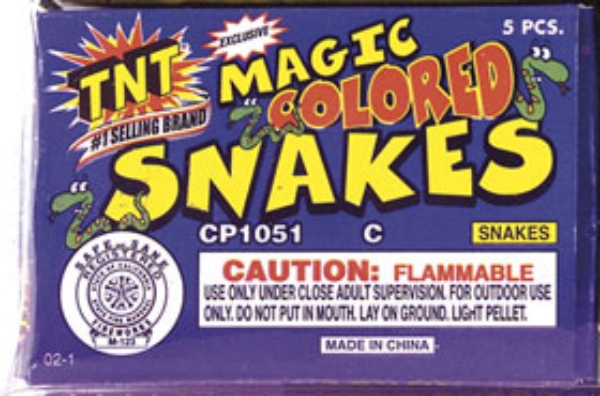 Picture of Assorted Color Snakes - 6 pack