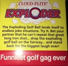 The Exploder - Exploding Golf Ball